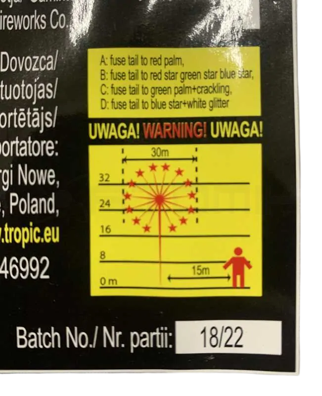 Batterie Artifices High Risk Tb164 16 Coups - Mypyro Artifices