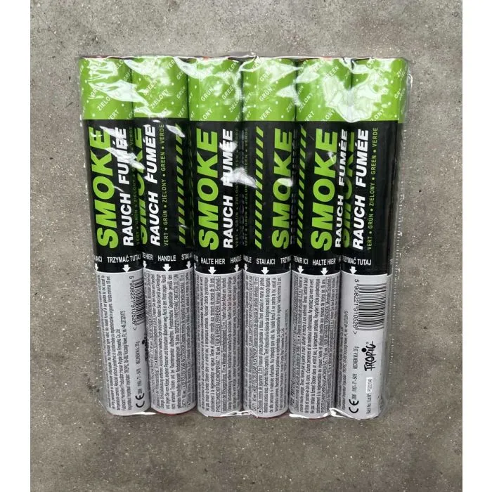 Pack 6 Fumigènes À Main Tf23 90 Sec 6 Coloris - Mypyro Artifices