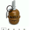 Grenade Pyro-5 G Airsoft Graine de Pois - Mypyro Artifices