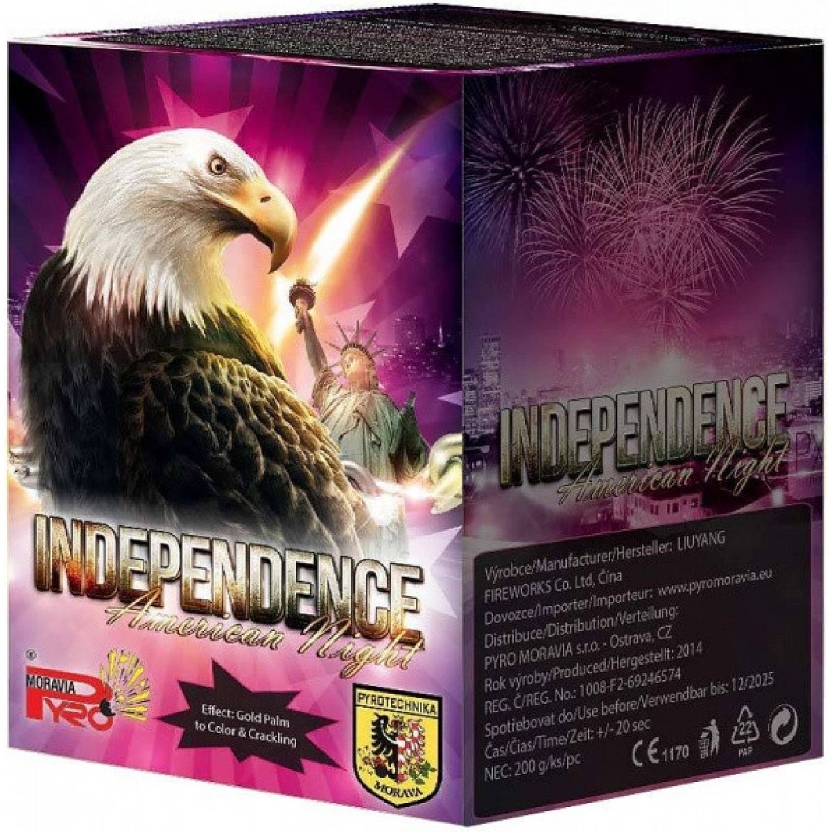 Batterie Artifice 16 Coups 25 Mm Independence Mypyro Artifices