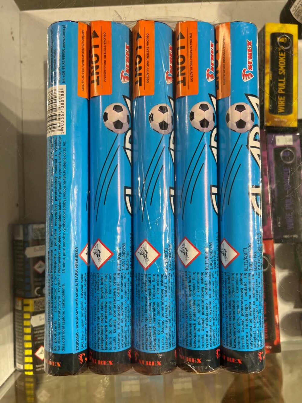 Torche Supporter Bleue – 1 Unité