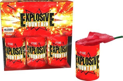 Paquet de 3 Fontaines Explosive Klasek