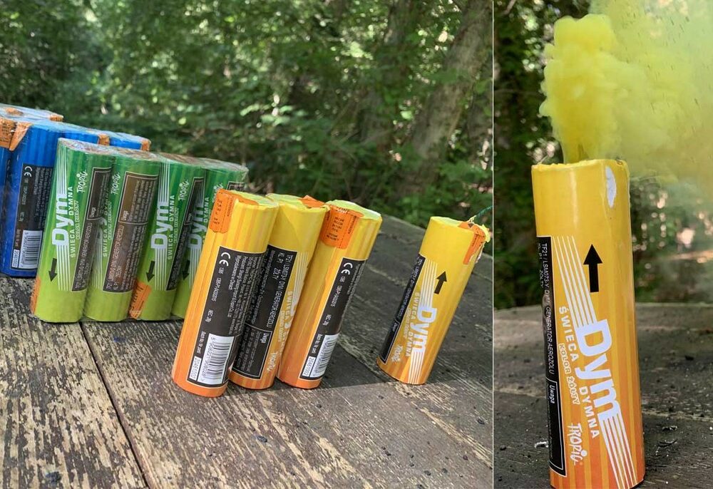 Pack 4 Fumigènes 40 Sec
