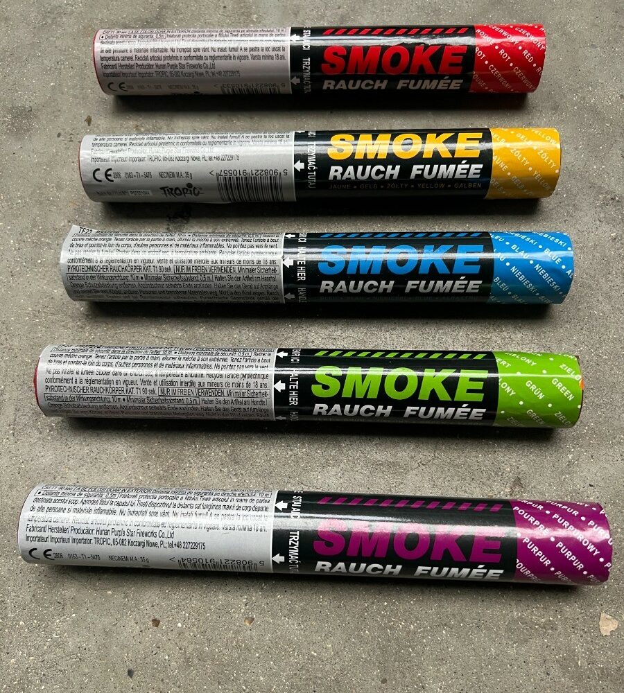 Fumigène À Main Tf23 90 Sec 5 Coloris