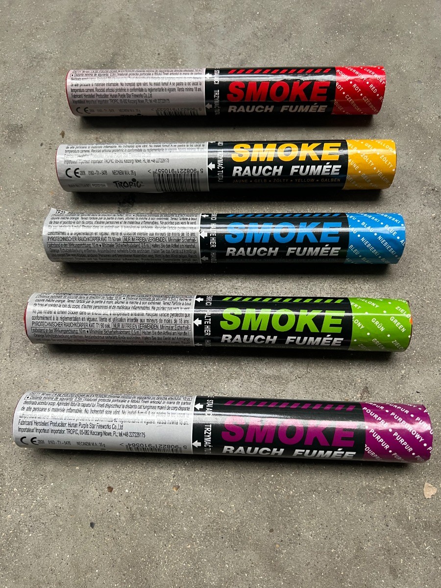 Fumigène À Main Tf23 90 Sec 5 Coloris