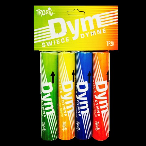Paquet de 4 Fumigènes Multi Couleurs