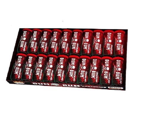 Paquet de 20 Crackling Dum Bum Effet Rouge