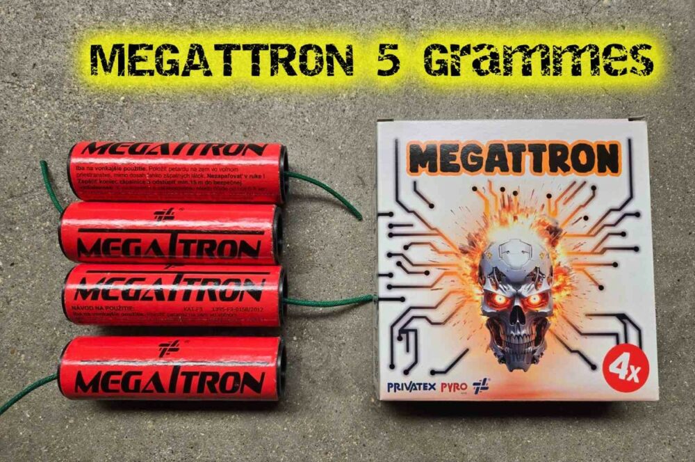 Pétards 5 Grammes MEGATTRON | paquet de 4