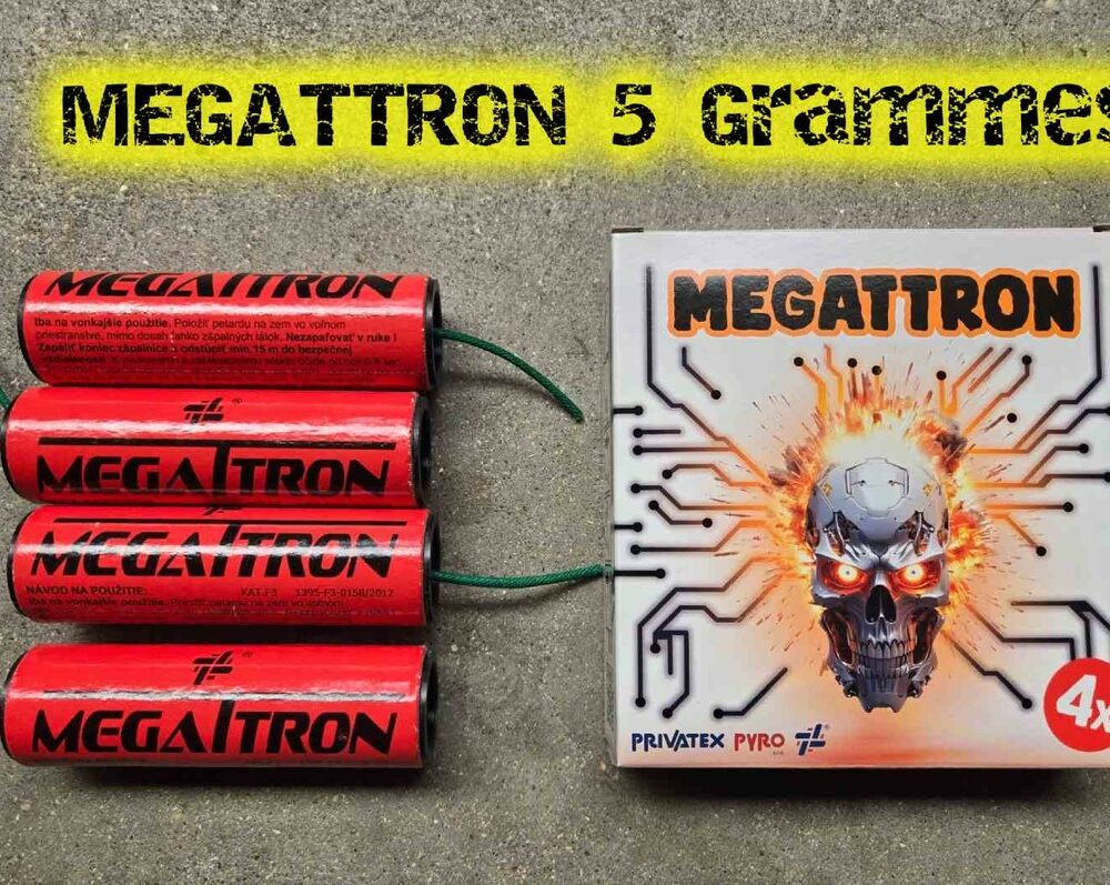 Pétards 5 Grammes MEGATTRON | paquet de 4