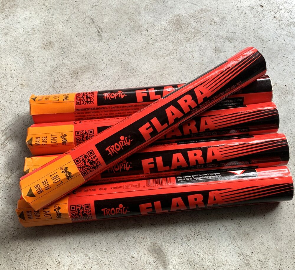 Pack 5 Torches Supporters Rouges
